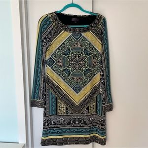 HALE BOB quarter sleeve mini dress